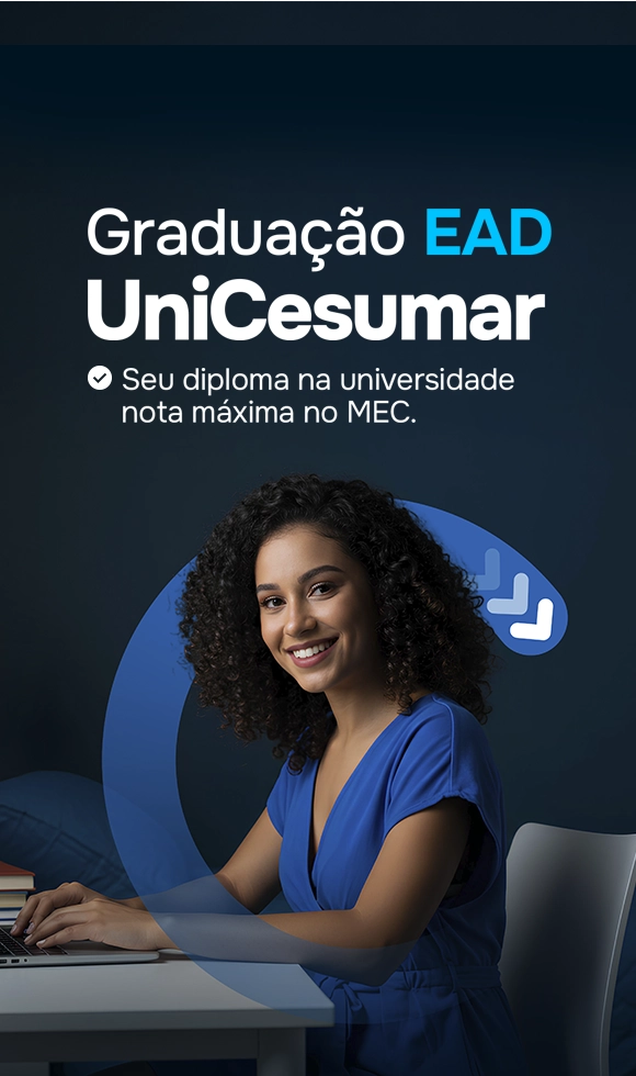 Graduação EAD UniCesumar. Seu diploma na universidade nota máxima no MEC.