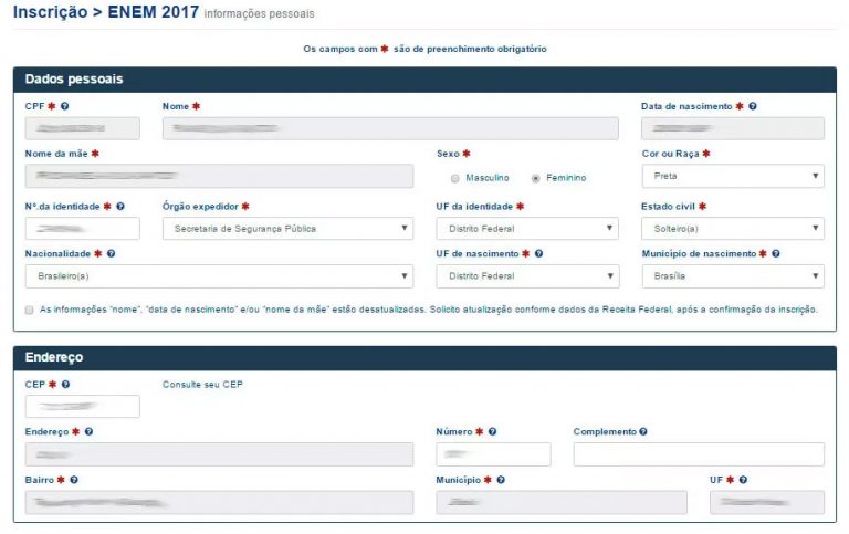 Inscrição para o Enem: confira tudo o que você precisa saber para fazê-la