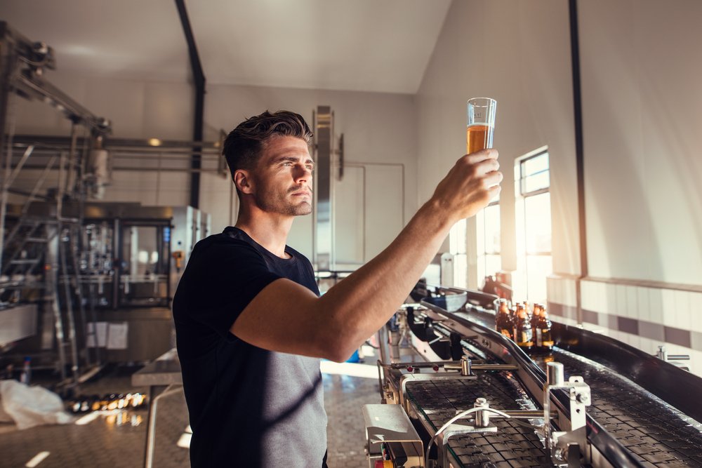 Produção cervejeira