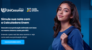 UniCesumar e Rede Enem lançam calculadora do Enem para simular nota das provas