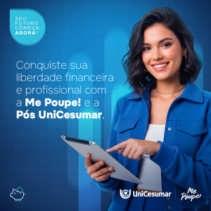 UniCesumar firma parceria com a Me Poupe e oferece cursos gratuitos aos ingressantes de pós-graduação
