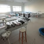 Laboratório prático do curso de Fisioterapia