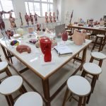 Laboratório de aula prática dos cursos da Saúde