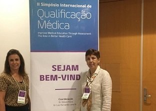 Diretora da Medicina Prof. Solange Munhoz e a Coordenadora Prof. Ana Maria participam do Simpósio Internacional de Qualificação Médica, São Paulo, (Marc/2019)