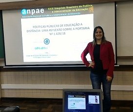 Professora da UniCesumar participa do  XXIX Simpósio Brasileiro  de Políticas e Administração da Educação