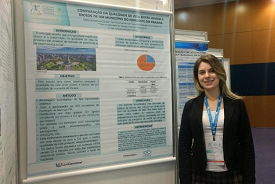 Aluna Natalia Santos, do Mestrado em Promoção da Saúde, participa do XI Congresso Sul-Brasileiro de Geriatria e Gerontologia, em Curitiba