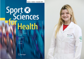 Déborah Cristina Marques, aluna do mestrado em Promoção da Saúde, tem seu TCC da graduação publicado na revista internacional “Journal of Sport Sciences for Health”