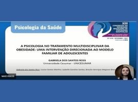 Gabriela Ross, acadêmica do curso de Psicologia, participa do XIII Congresso da Sociedade Brasileira de Psicologia Hospitalar (SBPH)