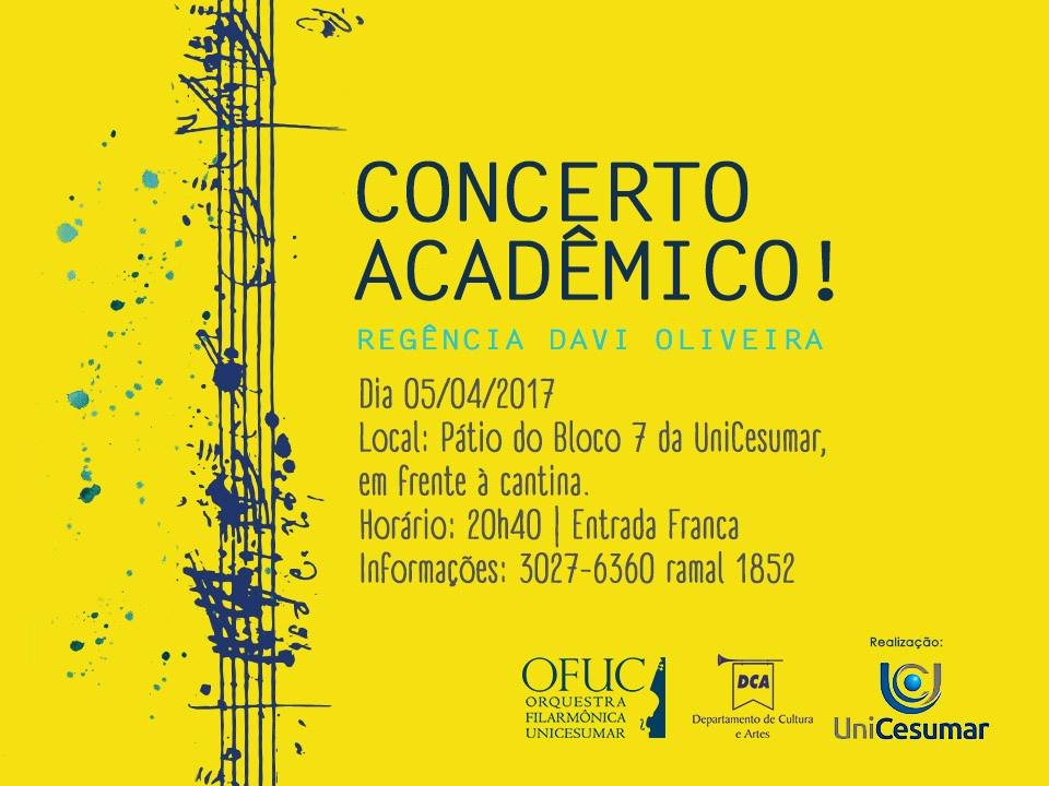 concerto acadêmico