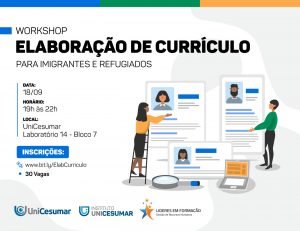 UniCesumar promove workshop de elaboração de currículos para imigrantes