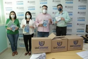 UniCesumar de Londrina doa cestas básicas e máscaras de acetato