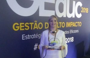 Isabela Quaglia, coordenadora do polo de Maringá, inscreveu o case de sucesso para concorrer ao Prêmio