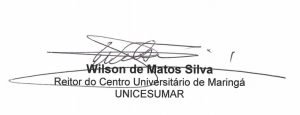 Assinatura Reitor Wilson