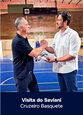 Visita do Saviani - Cruzeiro Basquete