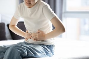 Asian,Teenager,Girl,Suffering,From,Abdominal,Pain,gastritis,peptic,Ulcer,Disease,young,Woman