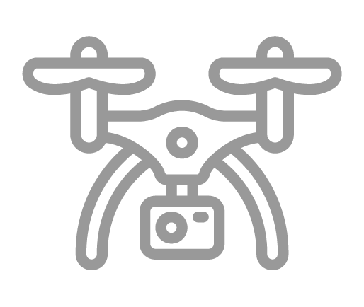 Captação de imagens com drone